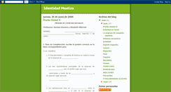 Desktop Screenshot of construyendoidentidad.blogspot.com