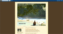 Desktop Screenshot of experienciadeinspiracion.blogspot.com