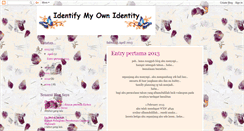 Desktop Screenshot of identifyidentity.blogspot.com