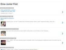 Tablet Screenshot of etno-junior-fest.blogspot.com