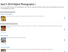 Tablet Screenshot of mod52010digitalphotography.blogspot.com
