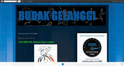 Desktop Screenshot of budakgelanggi.blogspot.com