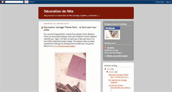 Desktop Screenshot of decorationdefete.blogspot.com