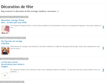 Tablet Screenshot of decorationdefete.blogspot.com