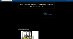 Desktop Screenshot of explosionproofforklift.blogspot.com