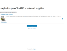 Tablet Screenshot of explosionproofforklift.blogspot.com