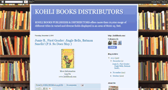 Desktop Screenshot of kohlibooksdistributors.blogspot.com