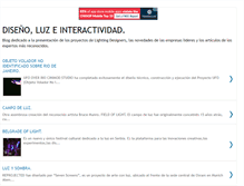 Tablet Screenshot of introduccionaldisenoconluz.blogspot.com