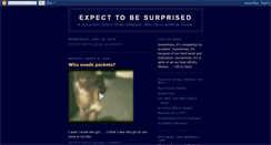 Desktop Screenshot of expecttobesurprised.blogspot.com