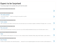 Tablet Screenshot of expecttobesurprised.blogspot.com