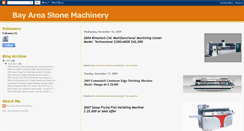 Desktop Screenshot of bayareastonemachinery.blogspot.com