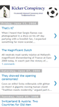 Mobile Screenshot of kicker-conspiracy.blogspot.com