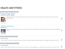 Tablet Screenshot of fithealthlife.blogspot.com