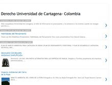 Tablet Screenshot of derechounicartagena.blogspot.com