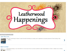 Tablet Screenshot of leatherwoodhappenings.blogspot.com