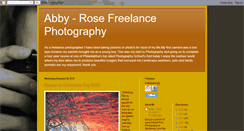 Desktop Screenshot of abby-rosefreelancephotography.blogspot.com