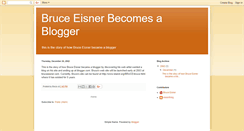 Desktop Screenshot of bruceeisnerfirst.blogspot.com