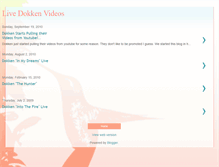 Tablet Screenshot of dokkenlive.blogspot.com