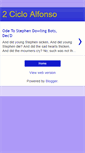 Mobile Screenshot of 2cicloalfonso.blogspot.com