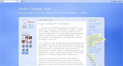 Desktop Screenshot of earthcleanupkids.blogspot.com