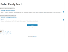 Tablet Screenshot of barberfamilyranch.blogspot.com