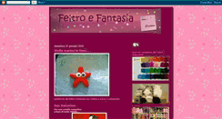 Desktop Screenshot of feltroefantasia.blogspot.com