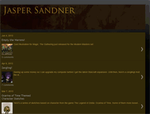 Tablet Screenshot of jaspersandner.blogspot.com