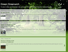 Tablet Screenshot of greengreenwich.blogspot.com