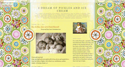 Desktop Screenshot of idreamofpicklesandicecream.blogspot.com