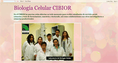 Desktop Screenshot of biologia-celular-cibior.blogspot.com