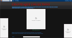 Desktop Screenshot of chanteaquecollections.blogspot.com