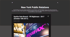 Desktop Screenshot of newyorkpublicrelations.blogspot.com