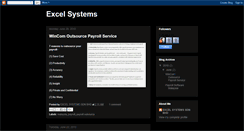 Desktop Screenshot of excelsystemssb.blogspot.com