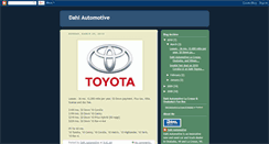 Desktop Screenshot of dahlauto.blogspot.com