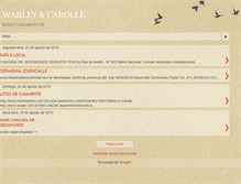 Tablet Screenshot of casamentowarleyecarolle.blogspot.com