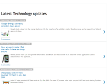 Tablet Screenshot of latestechcorner.blogspot.com