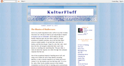 Desktop Screenshot of kulturfluff.blogspot.com