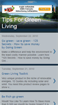Mobile Screenshot of helpful-tips-for-green-living.blogspot.com