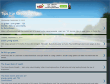 Tablet Screenshot of helpful-tips-for-green-living.blogspot.com