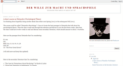 Desktop Screenshot of derwillezurmachtundsprachspiele.blogspot.com