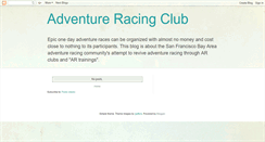Desktop Screenshot of adventureracingclub.blogspot.com