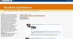 Desktop Screenshot of giustiziaquotidiana.blogspot.com