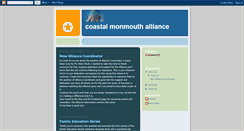 Desktop Screenshot of coastalmonmouthalliance.blogspot.com