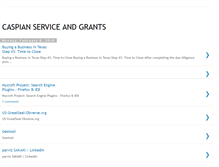 Tablet Screenshot of businessandgrant.blogspot.com