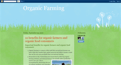 Desktop Screenshot of organicfarmingtips.blogspot.com
