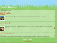 Tablet Screenshot of organicfarmingtips.blogspot.com