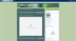 Desktop Screenshot of jugandoenprimergrado.blogspot.com