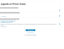 Tablet Screenshot of jugandoenprimergrado.blogspot.com