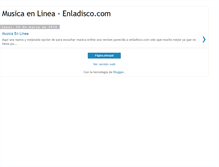 Tablet Screenshot of enladisco-enladisco.blogspot.com