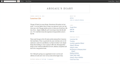 Desktop Screenshot of abeegail.blogspot.com